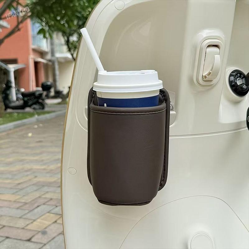 Car Cup Holder Leather Back Seat Organizer Car Cup Holder Multifunction Storage Auto Back Seat Tray for Drinks Accessories