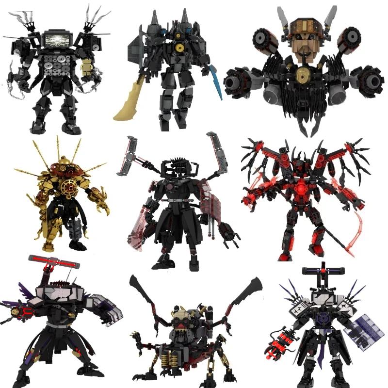 Titan Kameramann Upgrade Blöcke Titan Dark Clockman Spielzeug Titan Drachen Bohrmann Bausteine Titan Fernsehmann Upgrade Sprechmann Titan