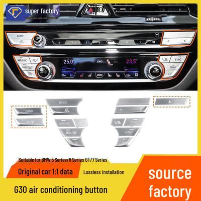 BMW 5 & 7 Serie G30/G12 Airconditioning & Ventilatorsnelheid Instelknoppen voor Middenconsole