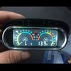 Universal 2 In 1 12v/24v LCD Digital Car Truck Water Temperature Gauge Meter Voltmeter Voltage Gauge with Temp