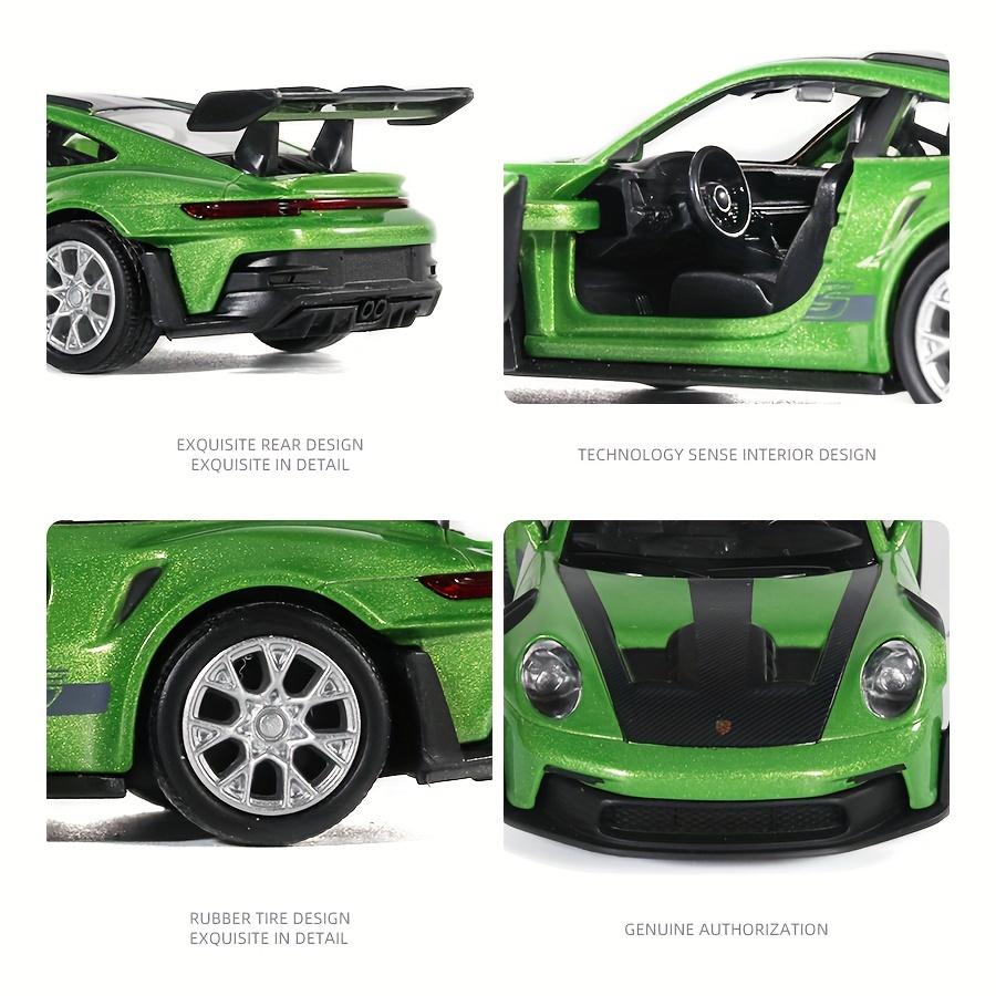 Simularea RMZ 1:36 Aliaj Porsche GT3 RS Model de mașină sport de jucărie Decorație de mașină Trage înapoi model de mașină de jucărie, ca cadou de zi de naștere, de Halloween