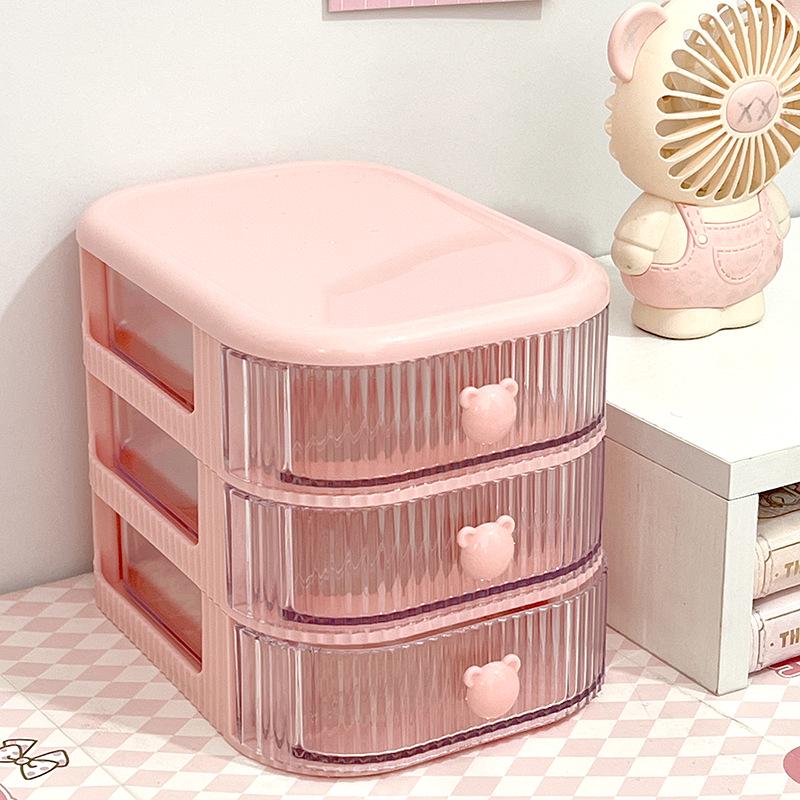 Desktop Drawer Jewelry and Cosmetics Storage Box