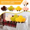 Cartoon Clouds Shaped Throw Pillows Waist Rest Bedrest Reading Pillows Chair Back Cushion For Bedroom  Car