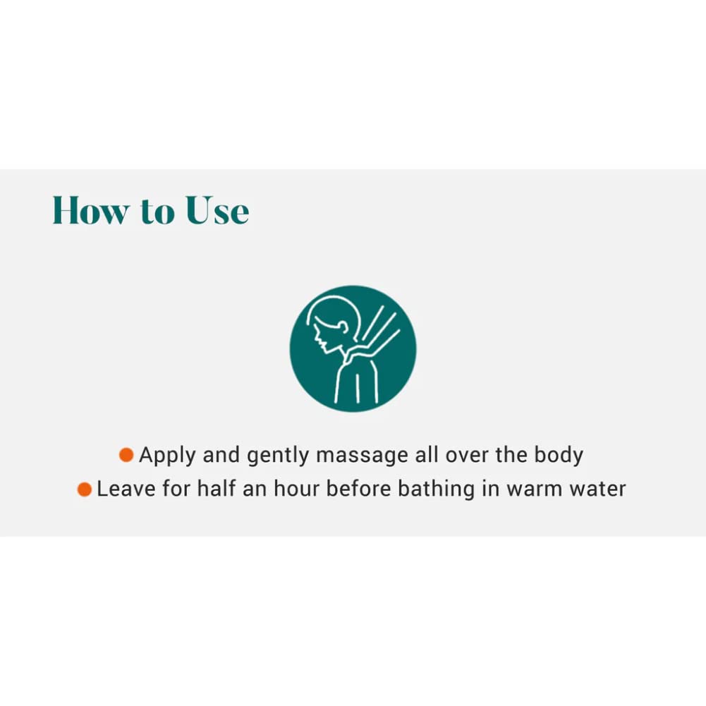 Himalaya Masážní olej pro úlevu od stresu 200 ml Relaxační tělový olej pro muže ženy Zlepšuje texturu pleti Podporuje spánek Péče pro relaxaci celého těla