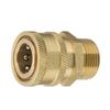 High Pressure Quick Connector Brass Garden Irrigation Connector Quick Coupling Hose Fitting for Pressure Wash Gun for Water Pipe