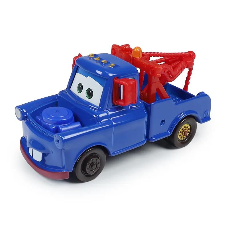 Disney Pixar Cars Lightning McQueen Mater Jackson Storm King Mater 1:55 Alloy Car Model Toy for Children and Gifts
