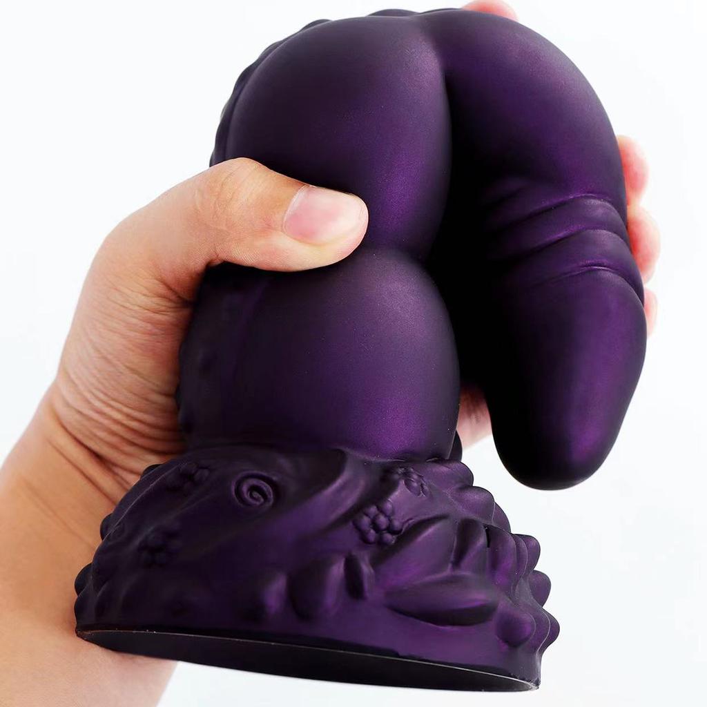 Πρωκτικό βύσμα σιλικόνης Monster Dildo Μαλακό πέος Παιχνίδια σεξουαλικών παιχνιδιών Ζευγάρι Διέγερσης Κόλπου Γυναικείο Αυνανιστή Βύσμα γλουτών Προϊόντα σεξουαλικού καταστήματος