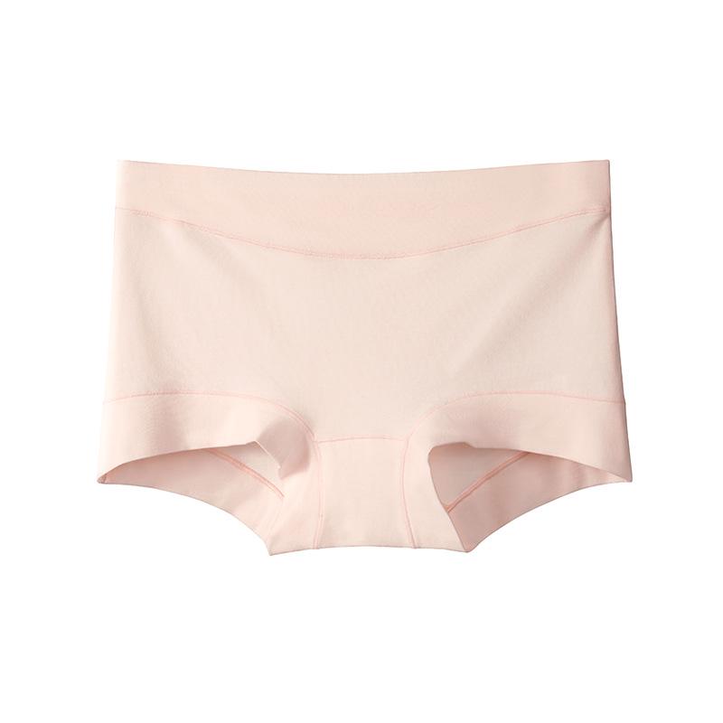 Women's Mid-Rise Tummy-Control Cotton Briefs with Silk Crotch and Antibacterial Seamless Design