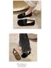 Women's 2025 Spring Soft-Soled Non-Slip Cowhide Loafers: Versatile, Comfortable Flat Shoes