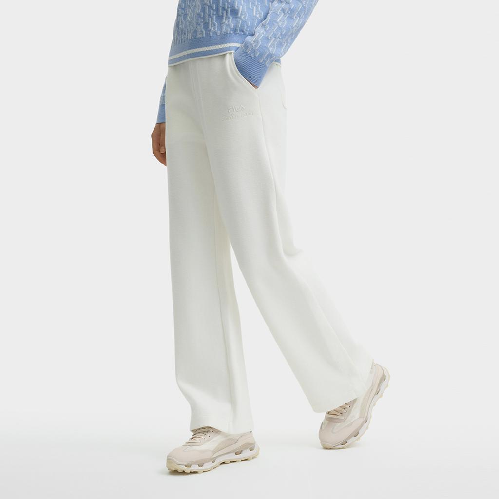 New FILA Casual Pants Women's Cloud White F11W448605FWT
