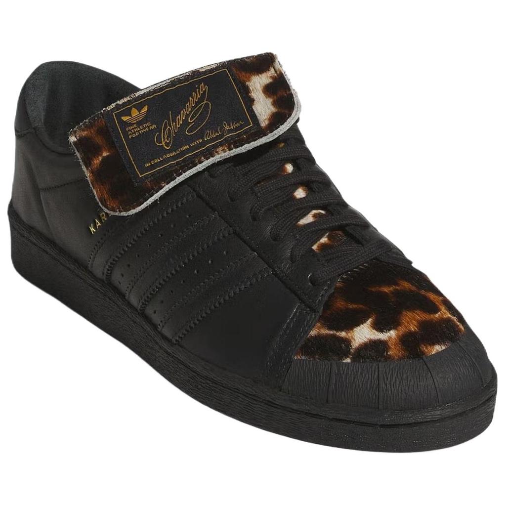 Willy Chavarria X Adidas Jabbar Low Black Cheetah Unisex Sneakers Multi-Color Core-Black Supplier-Colour KK3692