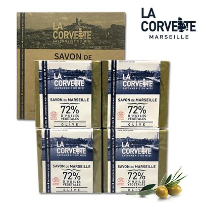 [la Covete] Marseille Natural Olive Soap 200g Set of 4