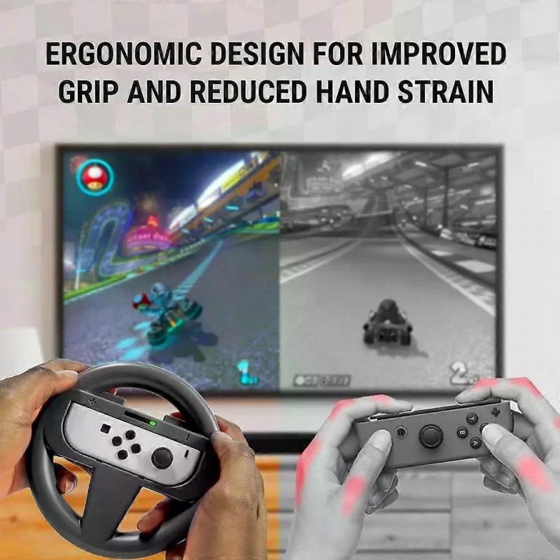 Nintendo Switch & OLED Console Steering Wheel Gaming Steering Wheel for Mario