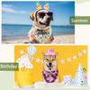 20 Pieces Dog Bandanas Holiday Pet Costume Accessories Adjustable Dog Headbands for Easter Large Pet Scarf Costume Supplies
