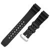 Klefer KU-17 Diver Type Watch Strap, 20mm Urethane Resin Strap, Easy To Use with Tools, Black