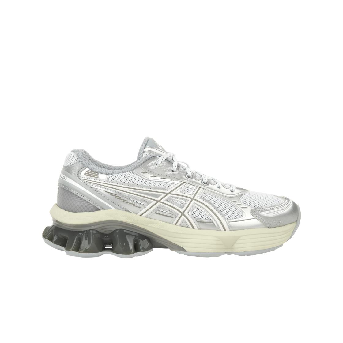 Asics Men's White/Silver Gel Kinetic Fluent Unisex Sneakers 1203A591-101 Cm