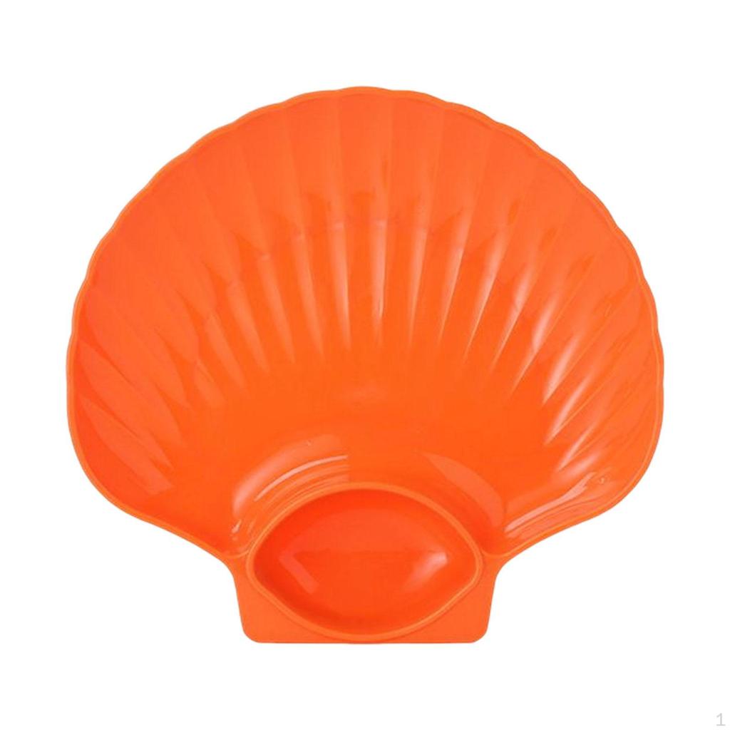 Dumpling Plate with Sauce Compartment Serving Holder Platter Tray for Party