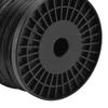 Round String Trimmer Line for   3.3mm Black High Cutting Efficiency Trimmer Line for Most Lawn Mowers Farm