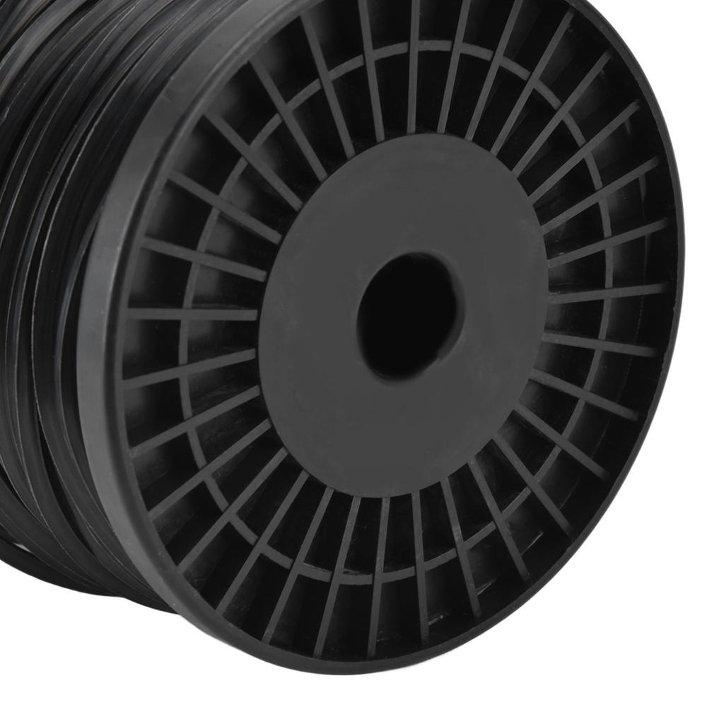 Round String Trimmer Line for 3.3mm Black High Cutting Efficiency Trimmer Line for Most Lawn Mowers Farm