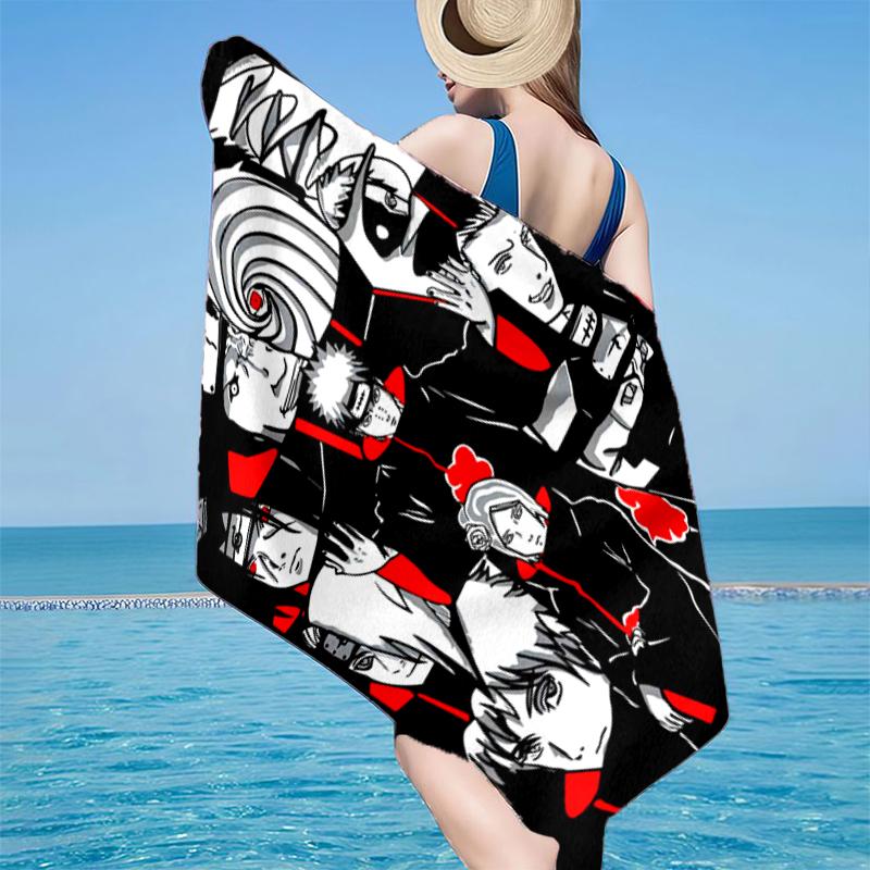 Ninja Team Adventure Beach Towel, Super Soft Microfiber, Gift for Her/Him, Birthday, for Pool, Beach, Travel, Home Decor Fan gifts