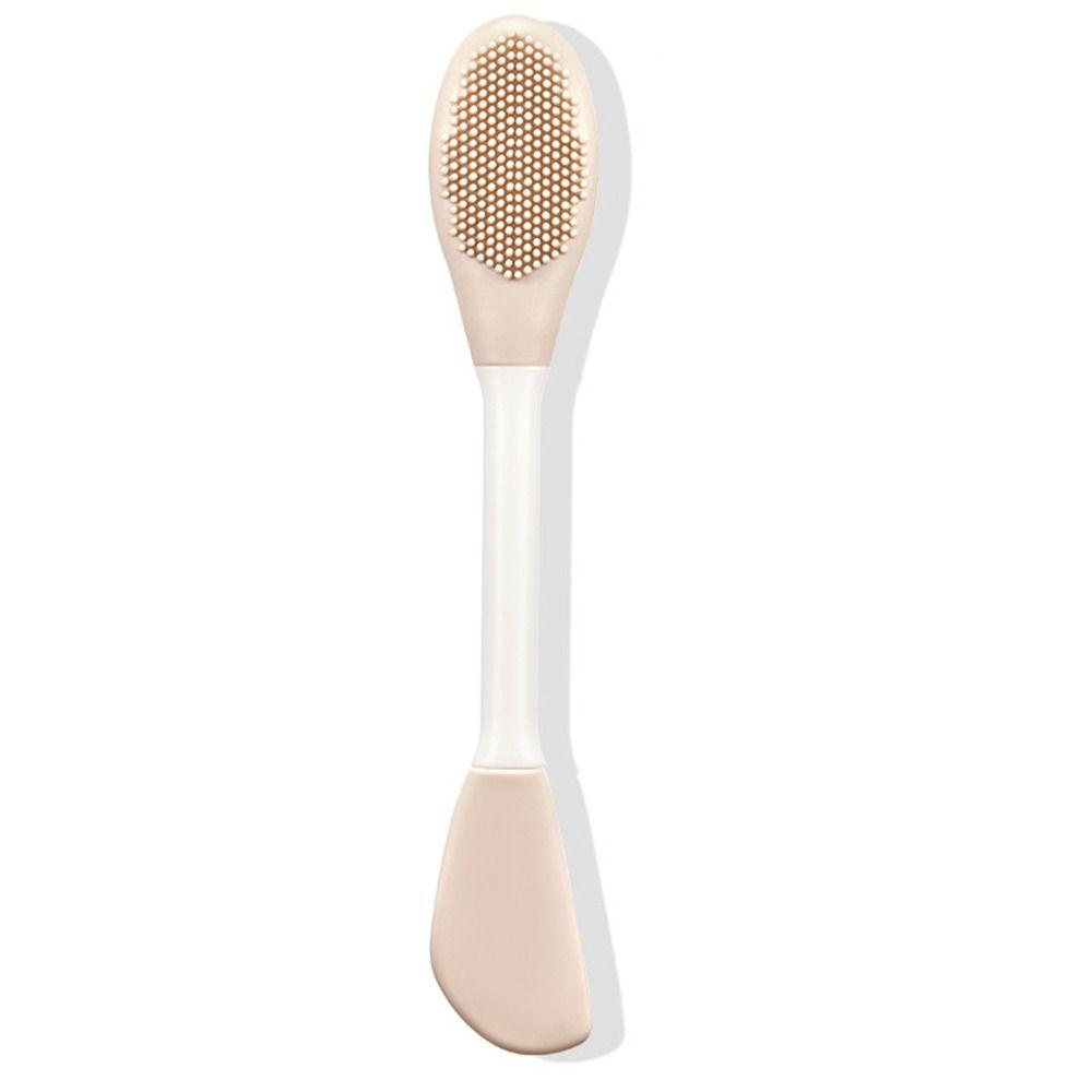 Double-headed Silicone Mask Brush Skin Friendly Exfoliating Soft Head Scraper Cleansing Massage Massage Cleaning Brushes