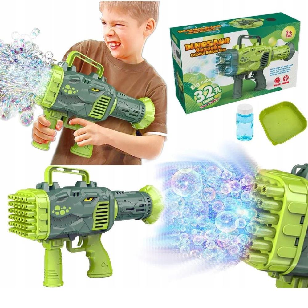 Bazooka Gun Generator Automatic Soap Bubble Machine for Kids