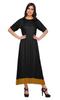 Moomaya Solid Casual Cotton Dress For Women A-Line Long Maxi Kurti Women
