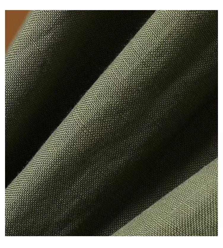 Pantaloni Largi de Damă cu Talie Înaltă din Bumbac și In - Subțiori, Croială Largă, Stil Casual de Vară