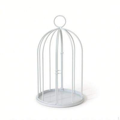 Dekorativer Vogelkäfig Offener Rahmen mit Schlaufengriff Gewölbter Metall-Ausstellungskäfig für Hochzeit