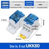 UKK High Current Unipolar Rail-Mounted Distribution Terminal Block