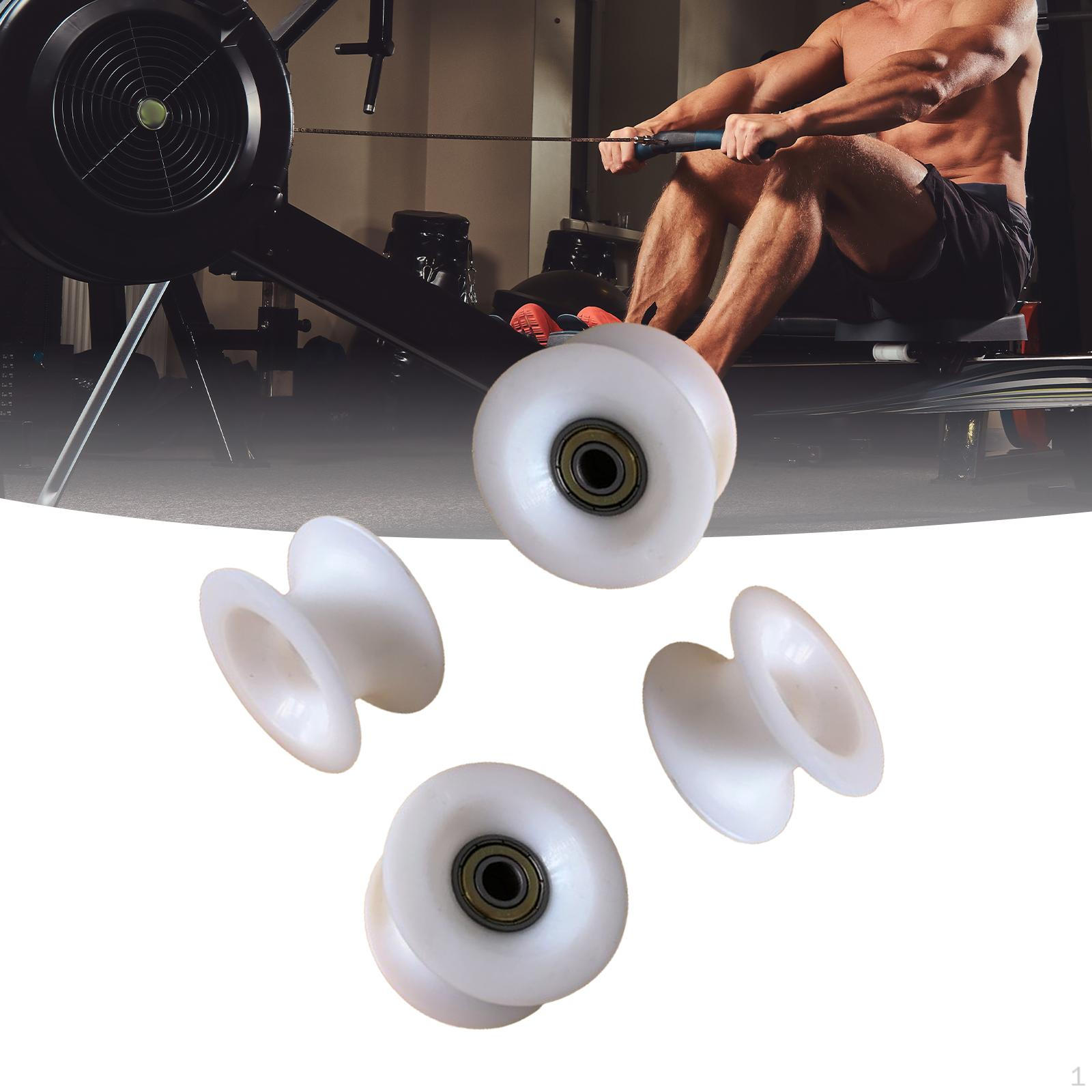 Rowing Machine Bearing Wheels for Effective Fitness Training белый