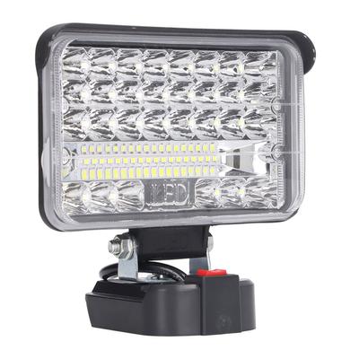 Projecteur LED de travail 144W 7200LM Projecteur Projecteur Lampe de poche portable d'urgence Outil Éclairage vif Extérieur pour hommes