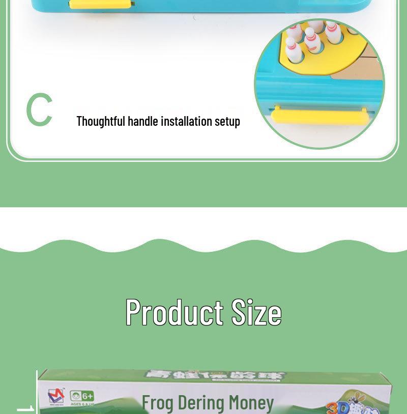 Mini Frog Bowling Marble Catapult Educational Toy for Kids