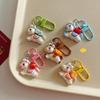 1/5Pcs Cute Cartoon Pony Keychain Creative Kawaii Resin Horse Backpack Hanging Decorations Accessories Horse Year Gifts