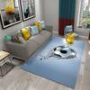 3D Football Pattern Carpet Living Room Large Carpet Children's Bedroom Kitchen Bathroom Entrance Anti-slip Home Decor Mat Carpet