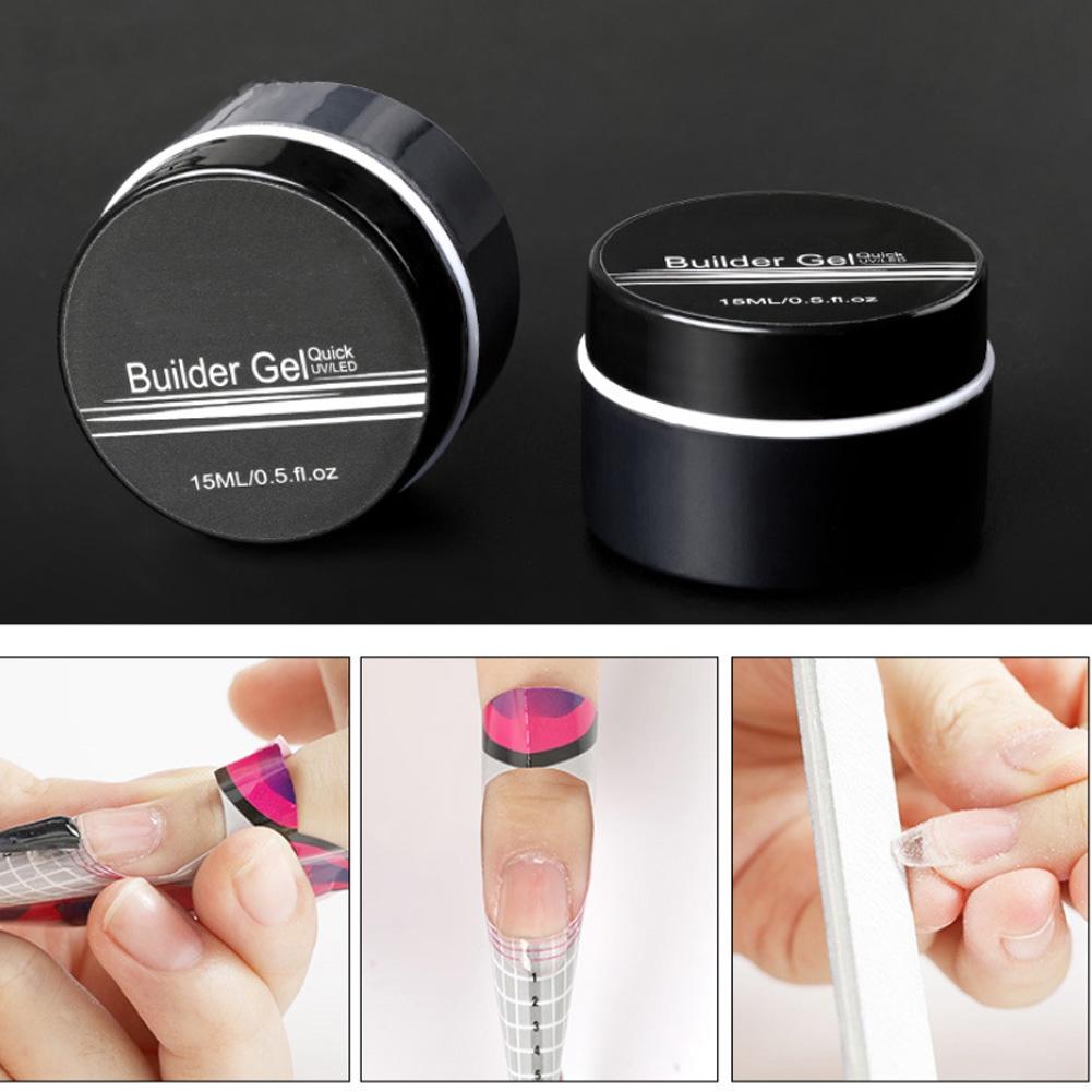 Nail Extension Gel Adhesive Glue Fake Nail Tips UV Gel Builder 21