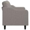 2 Seater Sofa Taupe 140 Cm Fabric