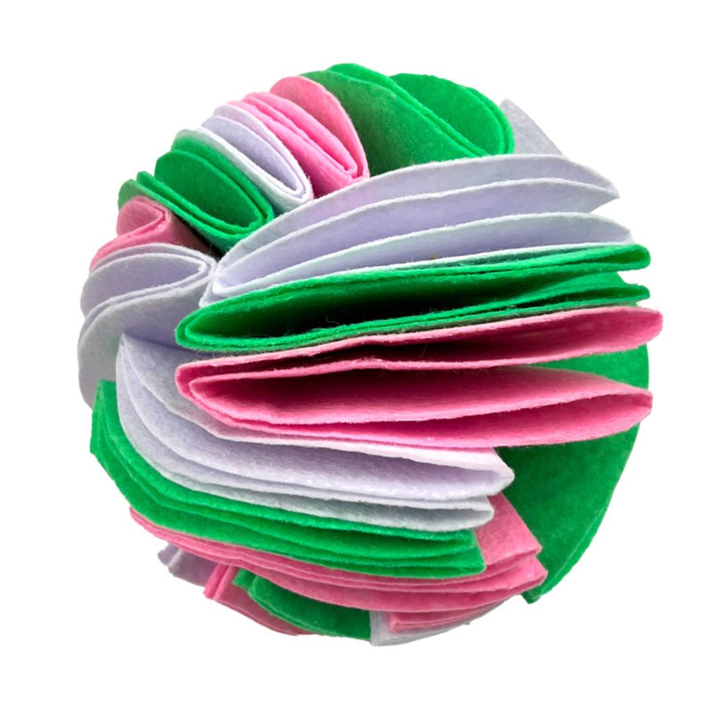 Inner Roll Sniffing Ball Pet Dog Intelligence Training Toy Amuse Pet Bubble Rubber Ball