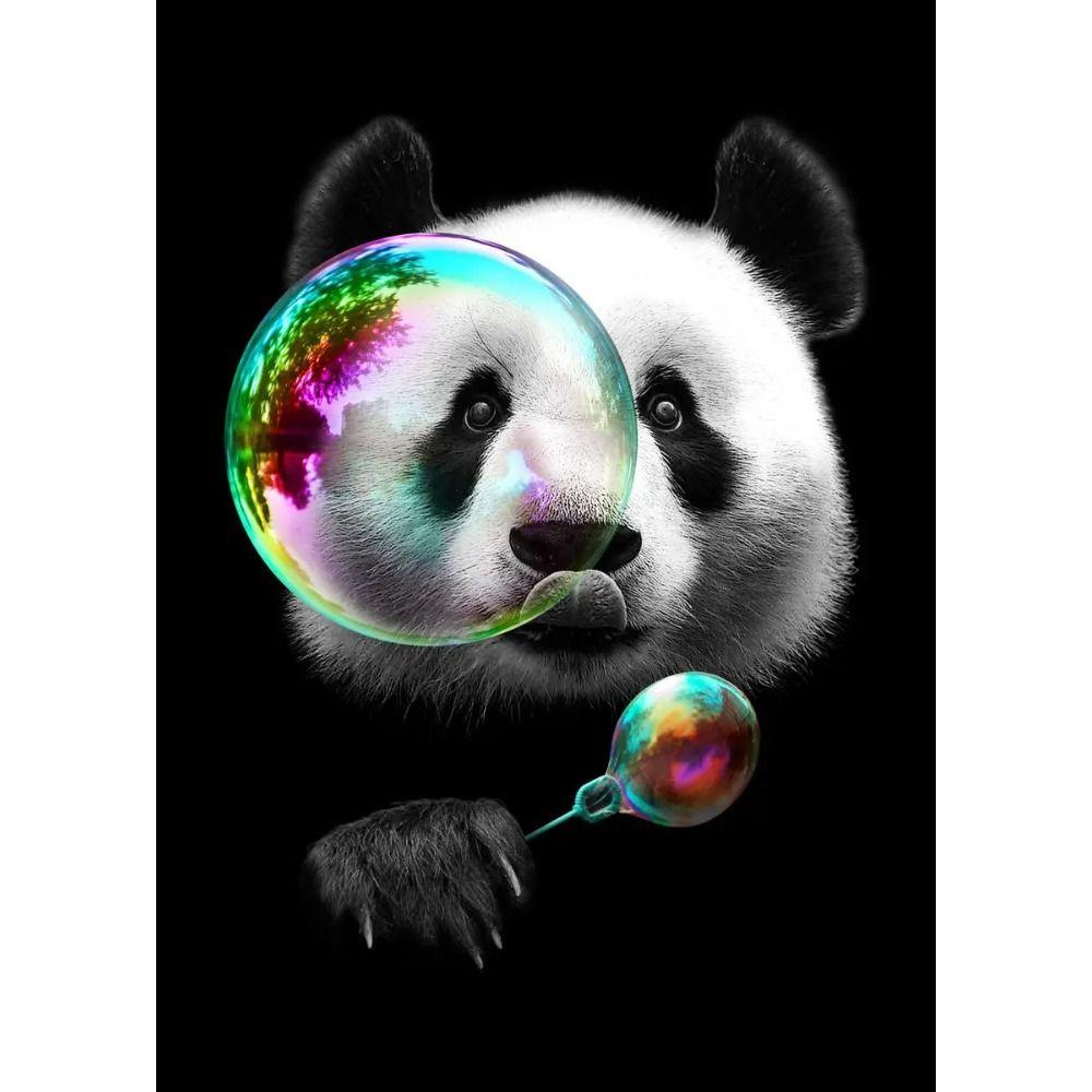 Metal Sign Panda Noodle Retro Wall Decor Metal Plate 20x30 Cm