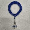 99 Flat Handmade Metal Beaded Muslim Prayer Tasbih - Arabian Rosary Worship Supplies