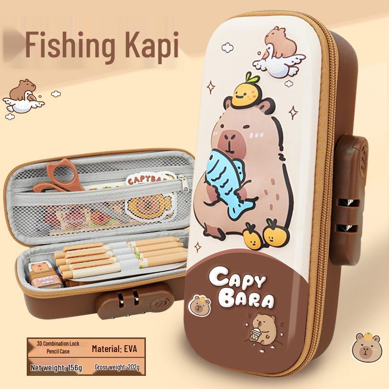 

Багатошаровий 3D пенал великої місткості з кодовим замком для учнів початкової школи