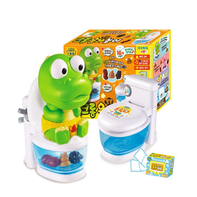 Pororo Genuine Crong Toilet Education Play Set
