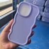 Applicable To Apple 15 Mobile Phone Case Macaron Large Wave IPhone 13 Drop Glue Doll Material Shell
