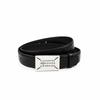 Ins Style PU Leather Belt Snap Buckle Alloy Buckle Belt Fashion Decorative Belt  For Men Women
