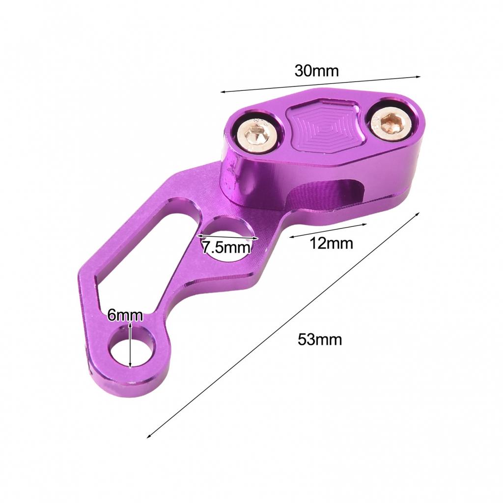 Aluminum Alloy Hose Clamp for Effective Motorcycle Brake Line Support