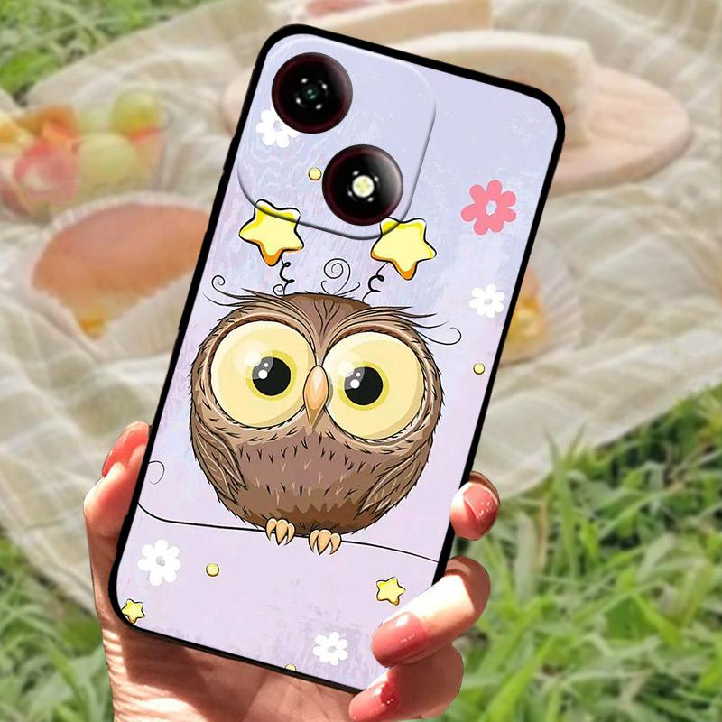 Für ZTE Blade A35E /A35/A55 Hülle Mode Cartoon Weiches Silikon Handy Rückseite Für ZTE A35E Stoßfeste Hülle A35 E A 35 Schale