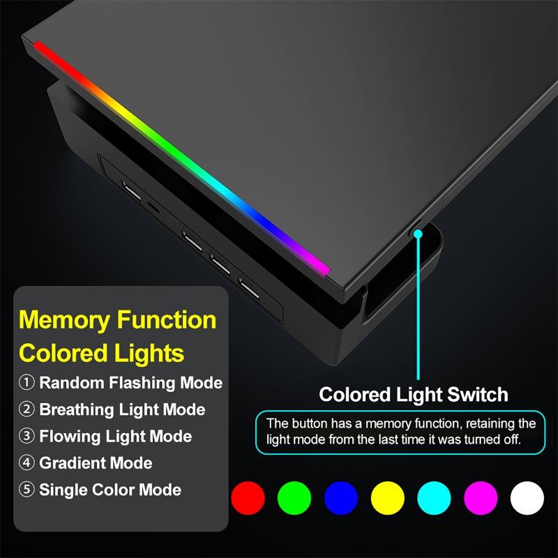 Monitor Stand Riser with USB 3.0 Multifunctional Foldable Height Adjustable Computer Stand Desk Shelf Riser for Desktops Laptops