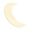 Moon Shape Mirror Wall Sticker Acrylic Decorative Background Decal for Home Office CorridorGold