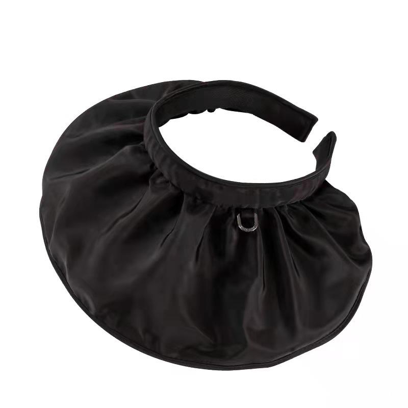 New Shell Hat Headband Hat Summer Sun Protection Face Cover Sun Hat Empty Top UV Protection Sun Hat
