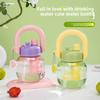 Kids Plastic Large Capacity Drinking Bottle With Straw For Outdoor Travel And School Use